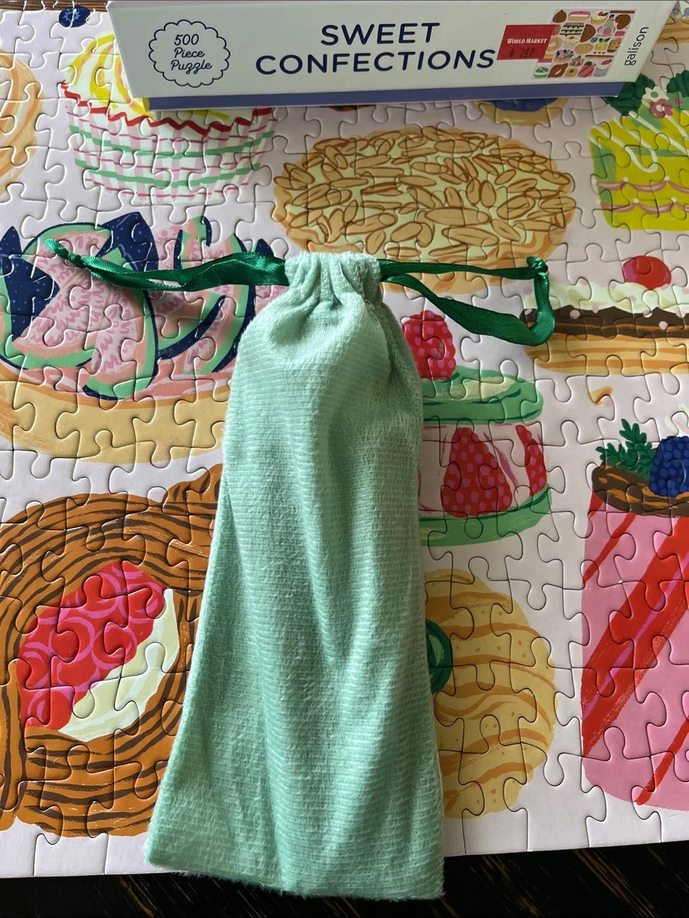 Mint Green Makeup Brush Set with Pouch - Unbranded